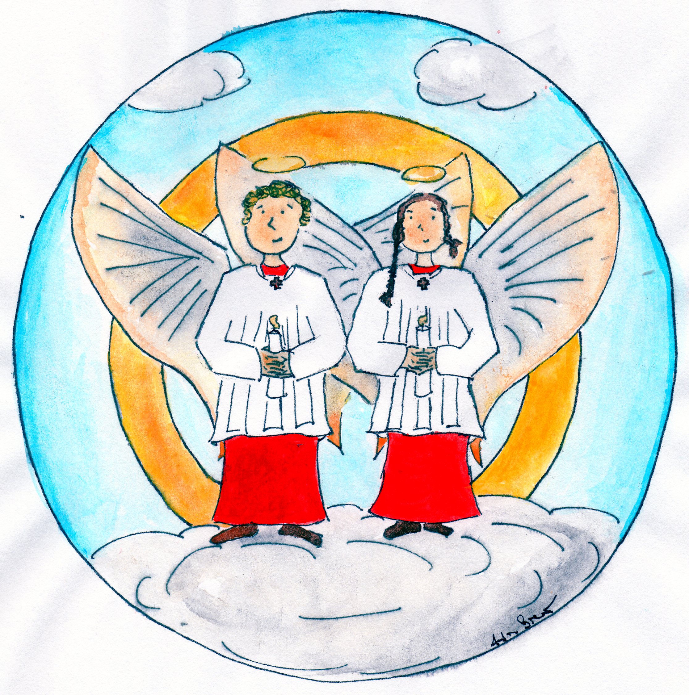 Logo der Ministranten von Engelsdorf Logo der Ministranten von Engelsdorf